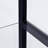 Baizen 3-Shelf Curio Cabinet in Black