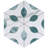 Alicante  Hexagon 7.88 In. X 9.45 In. Matte Porcelain Floor And Wall Tile-108199947