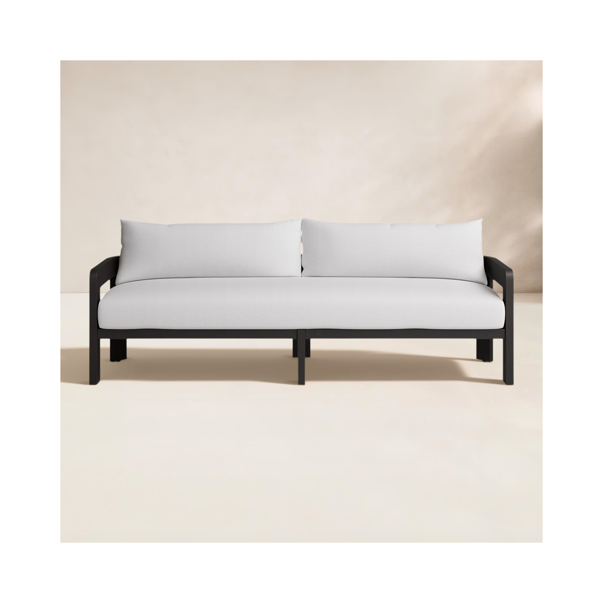 Victorine Outdoor Metal Sofa-96"-Alessi, Alessi