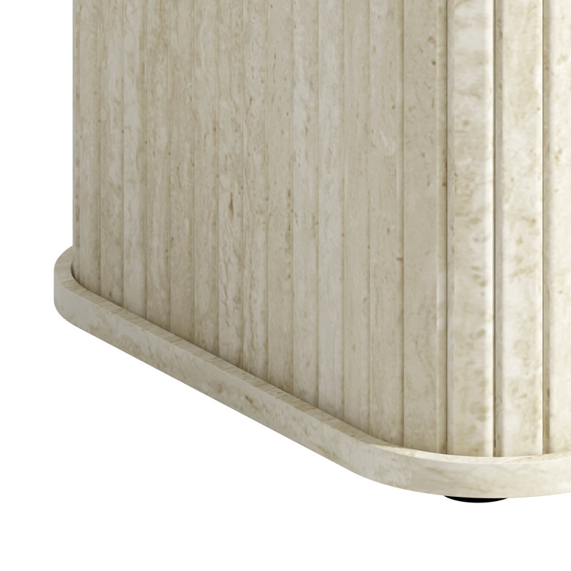 Aurel Modern 3 Piece Living Room Set, Travertine