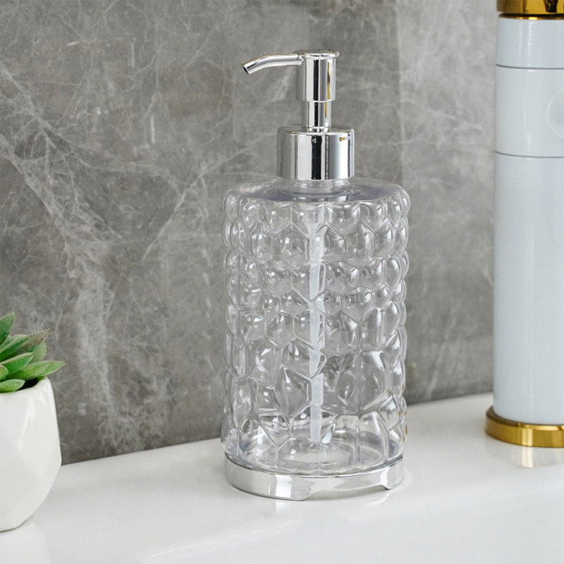 Bouteille d'eau 420 ml Distributeur de mains Bouteille Good Look Hands, Clair