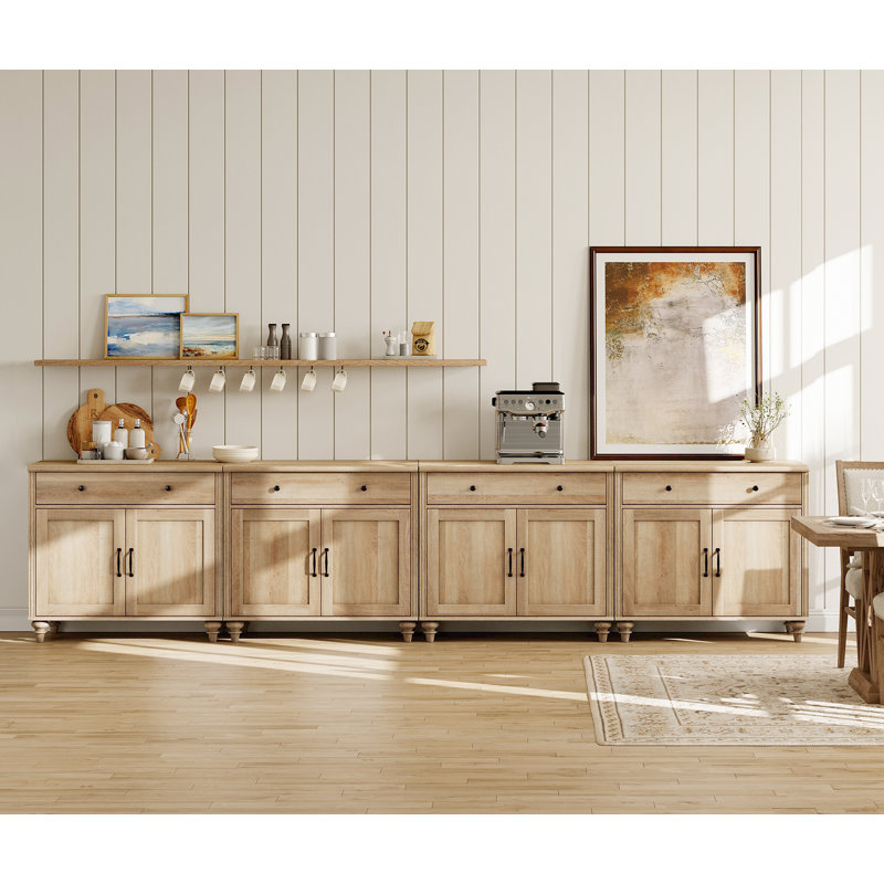 Buffet Corretta 135,4 po, Chêne