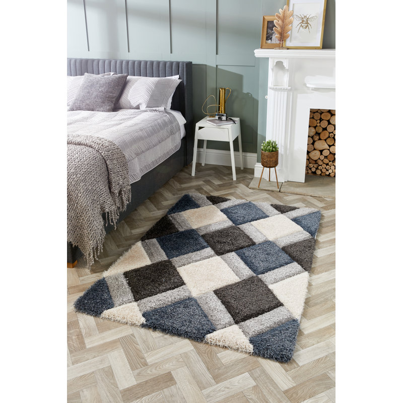 Clotine Geometric Machine Tufted Area Rug, Rectangle 80 x 150cm