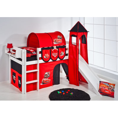 Disney's Cars Solid Wood Low Loft Bed by Lilokids