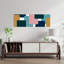 Art mural géométrique contemporain abstrait abstrait-1892685049