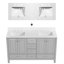 Meuble-lavabo autoportant avec lavabo en céramique-1345004480
