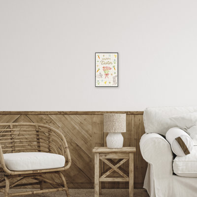 Happy Easter Soft Spring Compilation Framed Giclee, design by Juliet Meeks