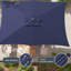 Parasol de marché rectangulaire 120 po x 78 po Darcie-Mai-1840110539