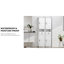 69" H Bathroom Storage Cabinet. Grey, 2 Barn Doors, 1 Drawer, Adjustable Shelves For Living Room, Entryway, Kitchen Tall Cabinet With Doors And Shelves, Multipurpose Bathroom, Spacious Interior-1447040959