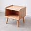 Table de chevet élégante et fonctionnelle avec rangement spacieux et design moderne pour une organisation améliorée de la chambre à coucher