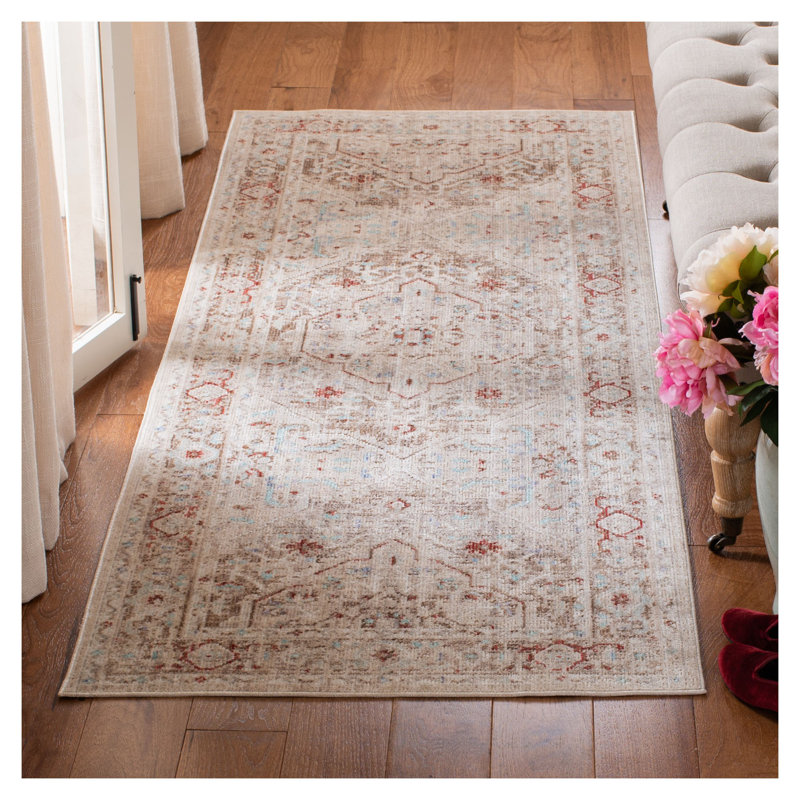 Tapis oriental Chauncey Performance, Tapis de couloir 3 pi x 8 pi
