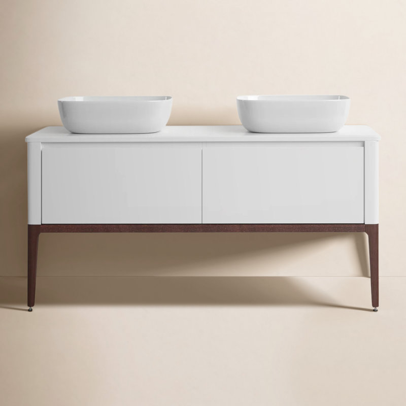 Ensemble de meuble-lavabo double 60 po Jaymie