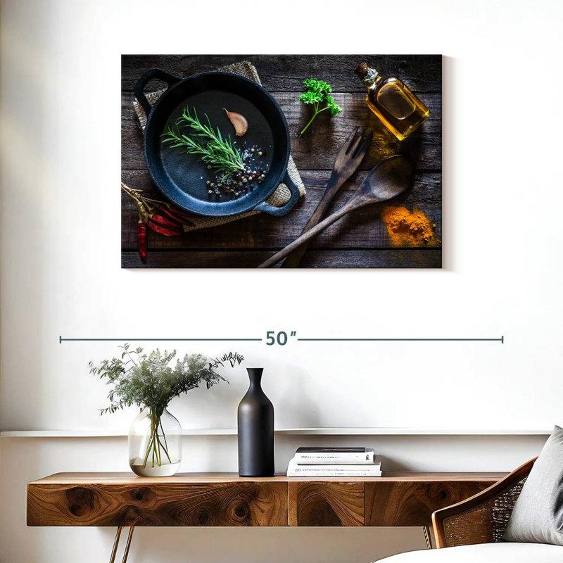 Yarlin Cooking With Spices, 24" H x 36" W