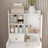 3-in-1 Dressing Table with LED Mirror and Storage Stool