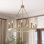 Lustre à roulettes en acier à 9 lumières Adriana certifié UL