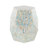 Multi Colored Mother of Pearl Handmade Accent Table 16" x 16" x 19"