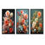 Floral Oasis Bouquet I - Fleurs, ensemble de 3 reproductions d'art mural-106075725-106075727