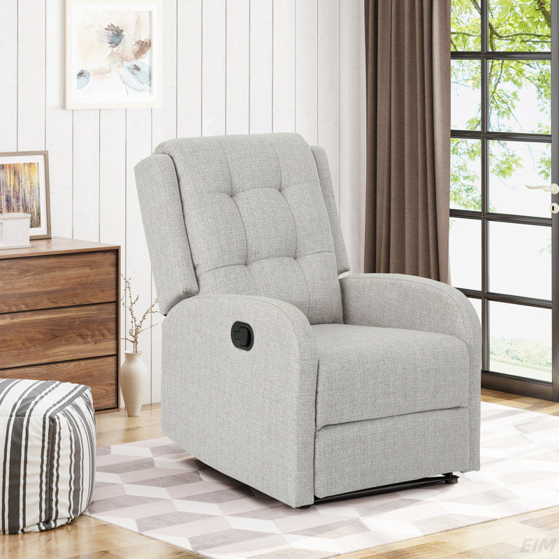 Fauteuil inclinable manuel standard de 24,75 po de largeur Sydenham, Tissu beige