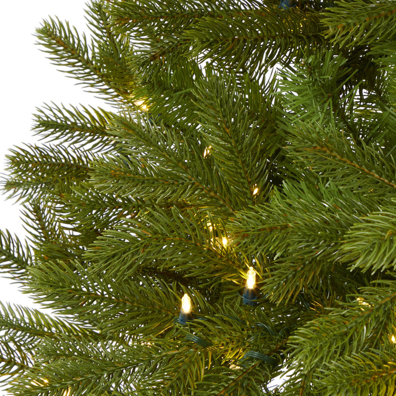 Lighted Artificial Christmas Tree, 6' H
