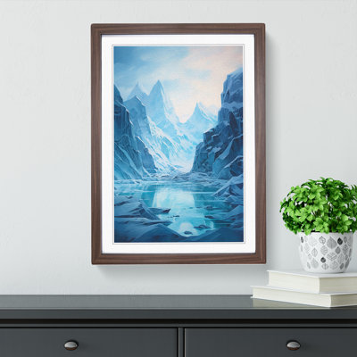 Glacier Modern - Framed Print