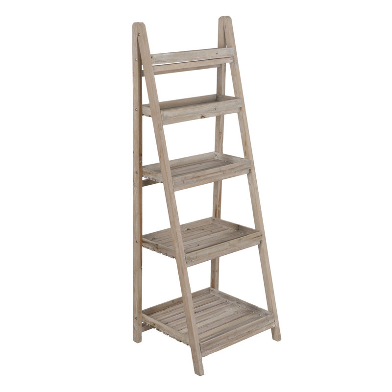 Rigina 50cm W Solid Wood Shelving Unit
