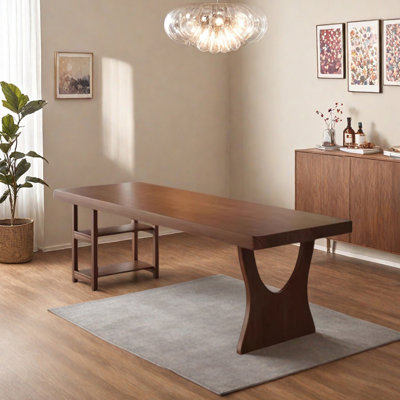 Practical And Durable Ash Wood Large Table