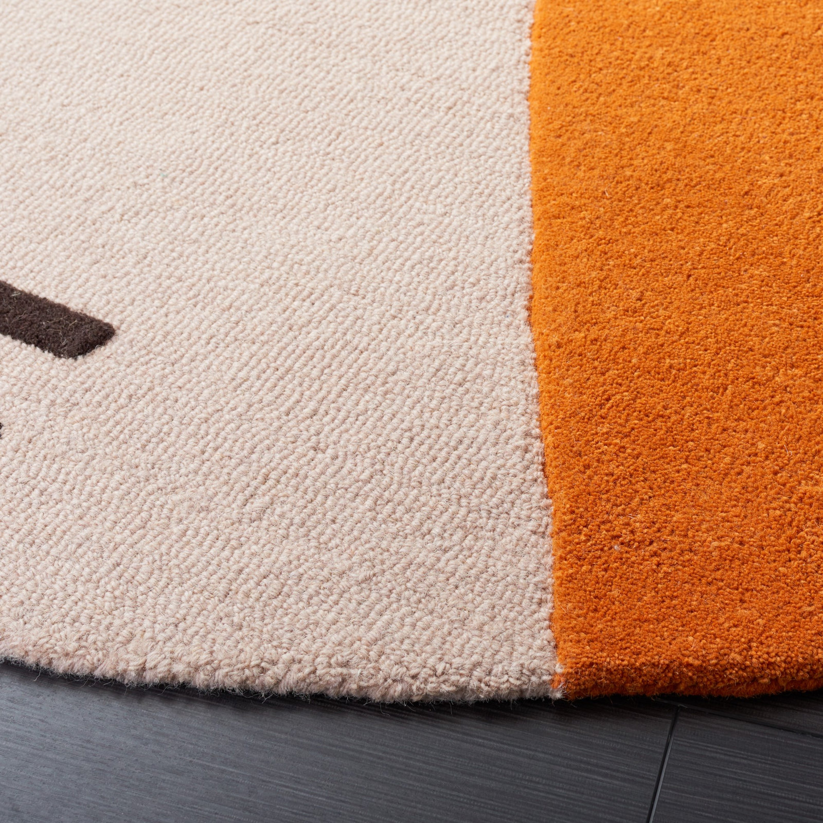 Felipe Handmade Wool Rug, Round 6'