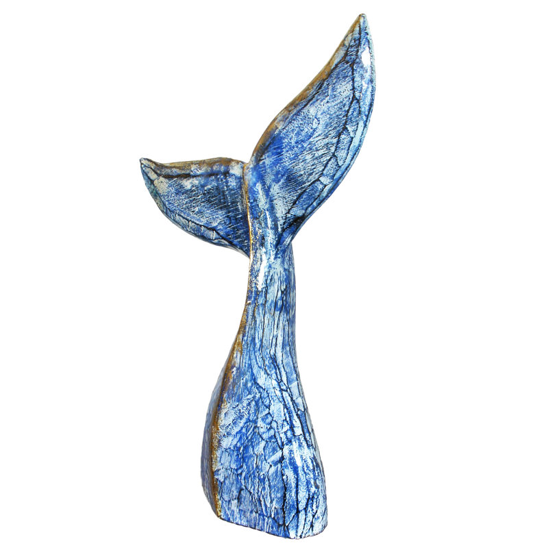 Sidra Animals Figurines & Sculptures, 16" H x 11" W x 3" D, Blue