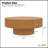 Round Coffee Table with sturdy base-2138732872