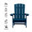 Bamma HIPS Adirondack Chair Weather Resistant-733978489