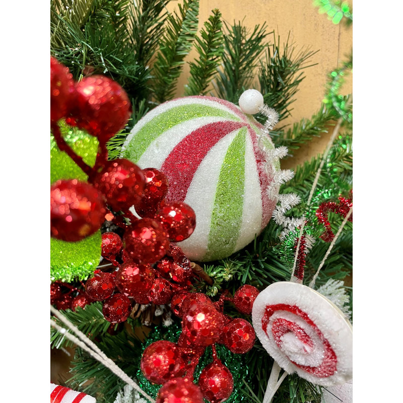 Ornement boule rayée The Holiday Aisle®