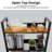 Industrial Ladder Shelf, Rustic 5 Tier Leaning Bookshelf, Wood Metal Ladder Bookcase, Plant Flower Stand Rack Book Storage Shelves For Living Room, Bedroom, Home Office-1899989854-1899989825