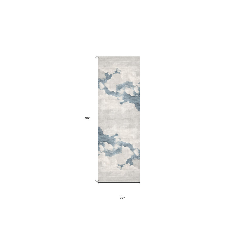 Tapis Claudiane, Tapis de couloir 2 pi 3 po x 8 pi