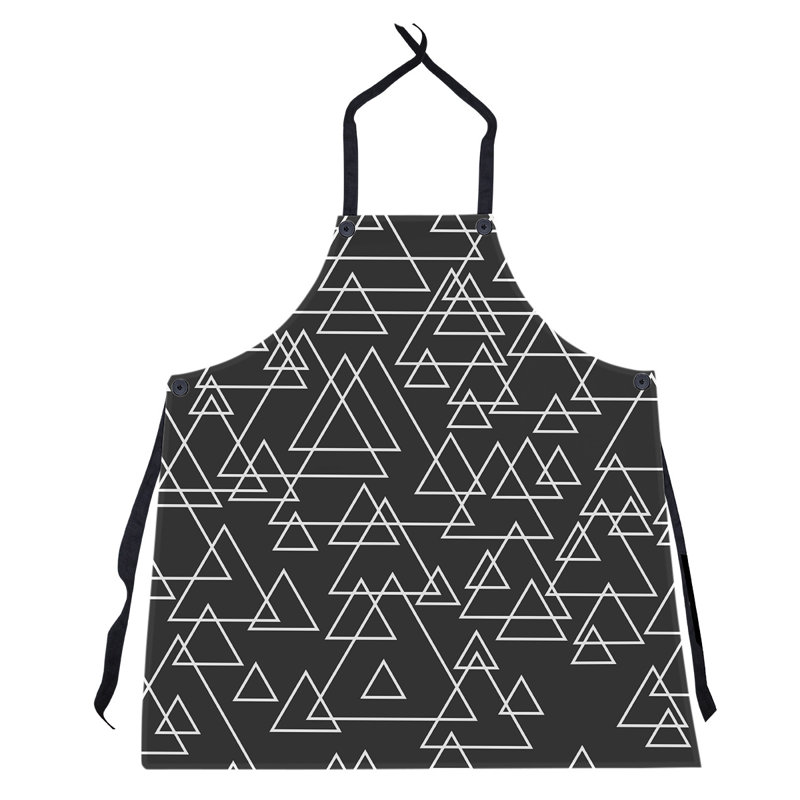 Tablier de triangles en dispersion, Noir