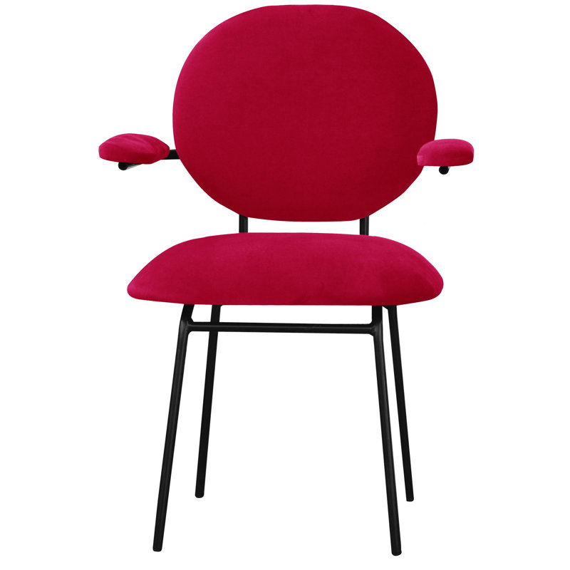Upholstered Armchair, Pink