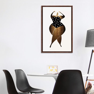 Dancing In The Sun - Gold by Kubistika - Print on Canvas