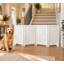 Barrière pliante pour chien en bois à 4 panneaux-134383097