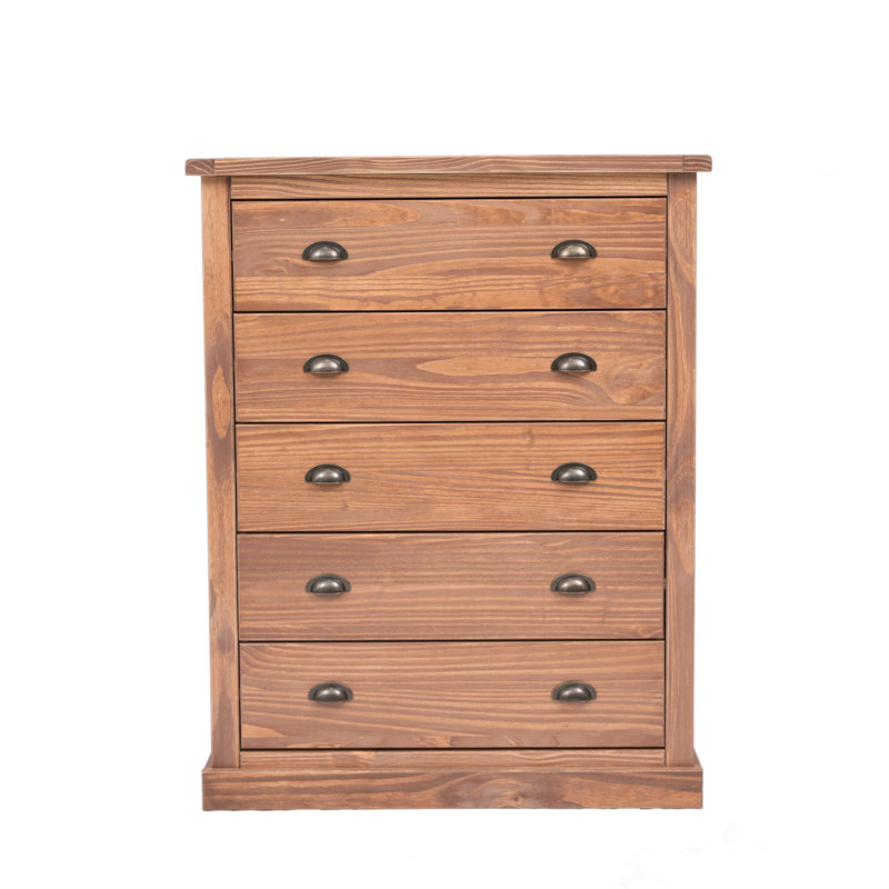 Myhre 90cm W 5 - Drawer Chest of Drawers