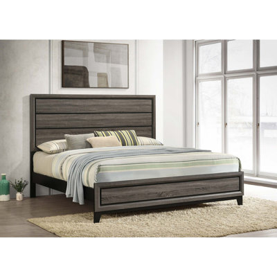 Carina Rustic Eastern King Panel Bed