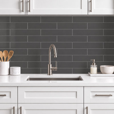 Urban Domain Satin 3" x 12" Ceramic Subway Tile