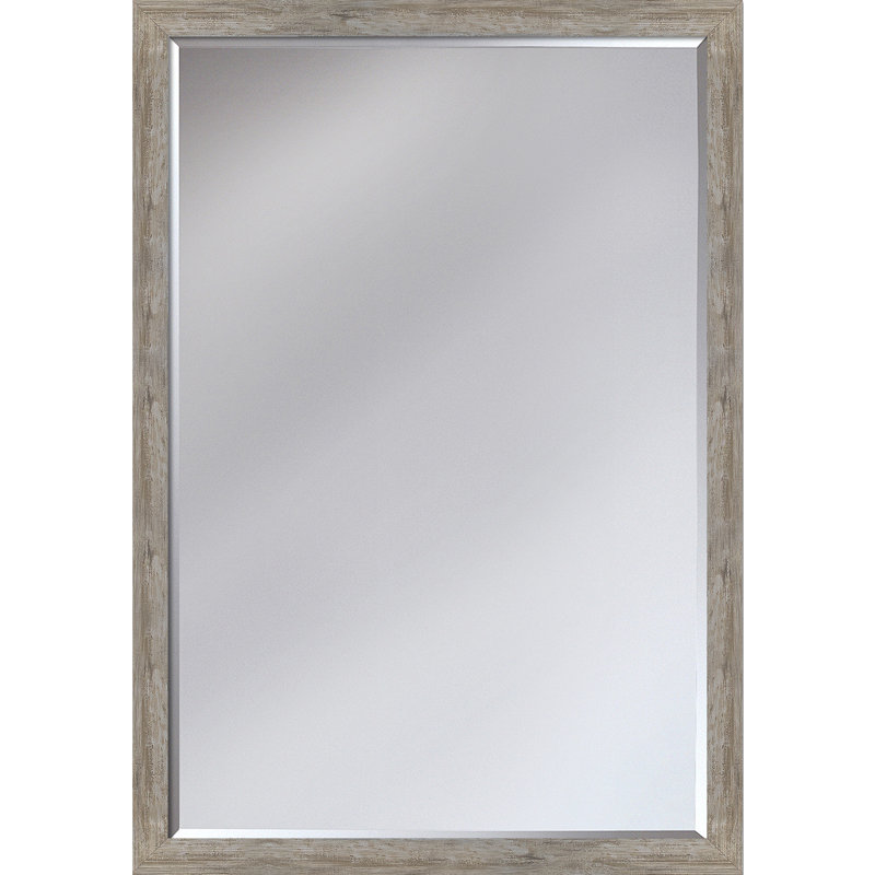 Mcgean Wood Rectangle Wall Mirror
