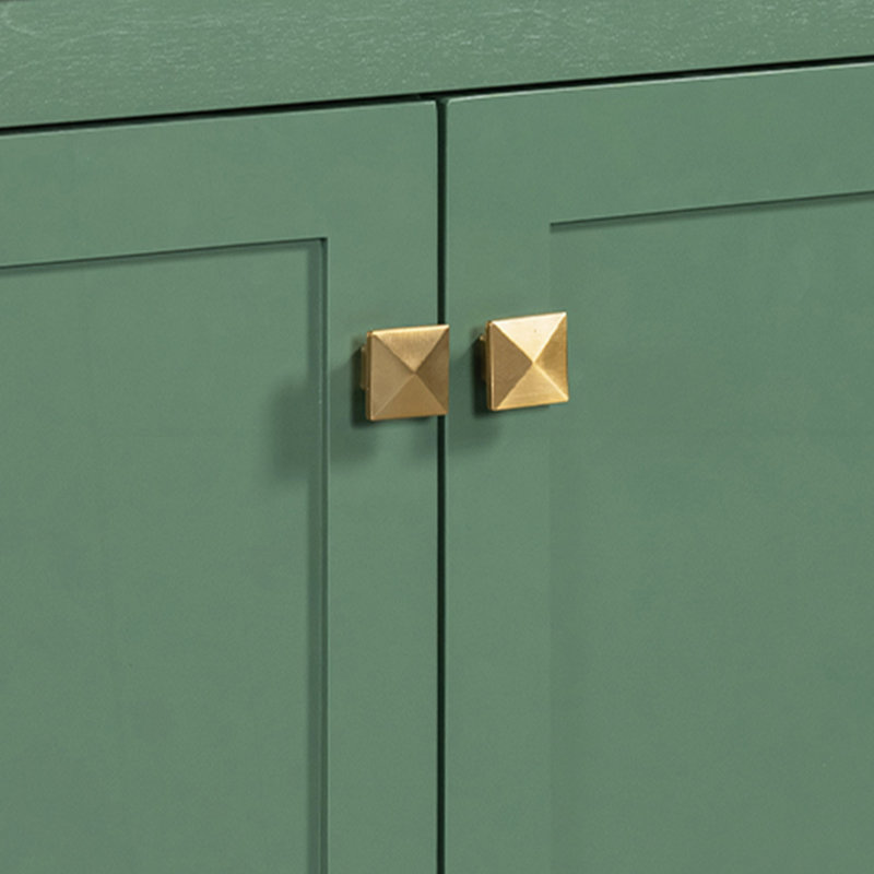 Meuble-lavabo vert avec lavabo simple, lavabo sous comptoir combiné, armoire de rangement pour salle de bain avec 2 portes et un tiroir, fermeture en douceur, rangement multifonctionnel