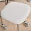 Chaise d'appoint à lattes blanches (ensemble de 2)