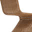 Chaises de salle à manger d'extérieur en osier avec structure en acier (2 pièces)