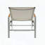 Ensemble de chaises longues Oxton avec structure en aluminium et sièges en filet-465118477