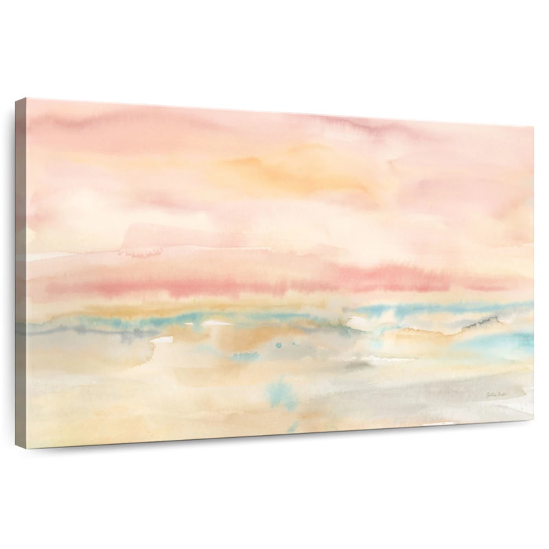 Avery Blush Seascape, 16" H x 24" W