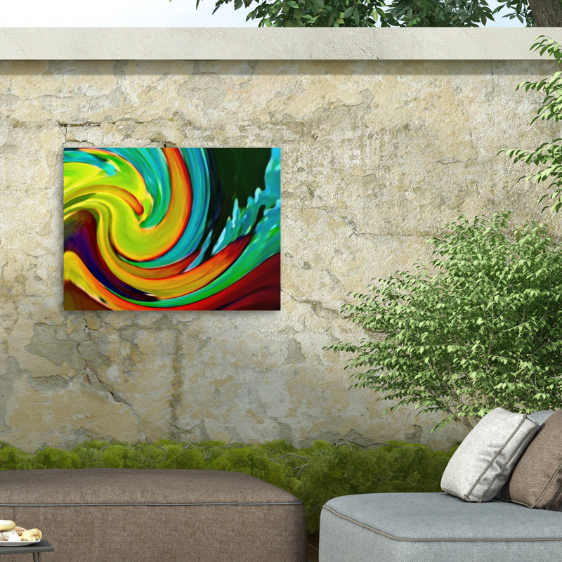 Art sur toile d'extérieur Biyka Amy Vangsgard Talamantes, H 18 po x l 24 po x P 1,5 po
