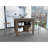 Delos Kitchen Island, Four Legs, Three Shelves