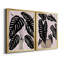 Plante en pot I - ensemble de 2 peintures sur toiles-770215541-770215536