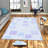 Premium Polyester Area Rug (5.2 x 7.5 ft), 100% Antibacterial, Non-Slip Underside, 0.3 in Pile Height | Machine Washable, 3D Digital Print, Durable Woven Carpet | Ideal for Living Room, Bedroom & Dining Spaces-315221333